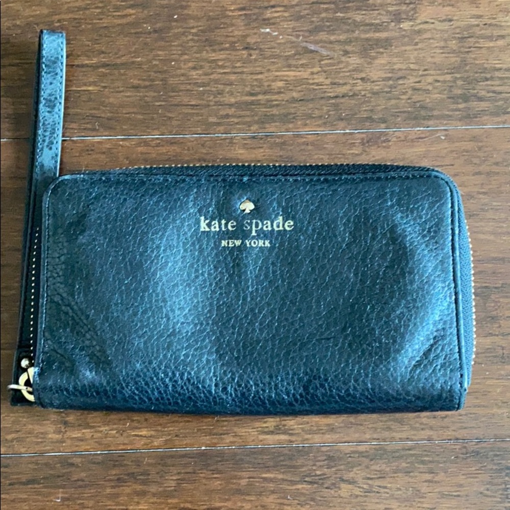 Kate Spade Black Leather Wallet